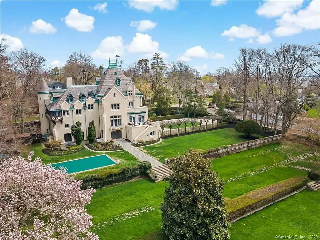 キャッスル、マリーン Marion Castle, 1914 French Chateau in Stamford, Connecticut - $4